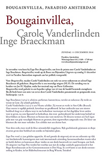 Bougainvillea, een livre de peintre met Carole Vanderlinden 
en Inge Braeckman
